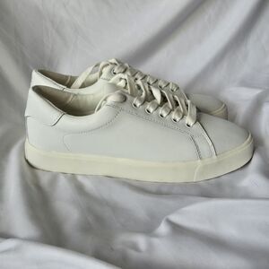 Sam Edelman Ethyl White Leather Tennis Shoes Sneakers Women Size 8.5 NWOB